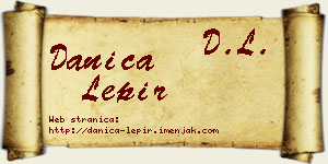 Danica Lepir vizit kartica